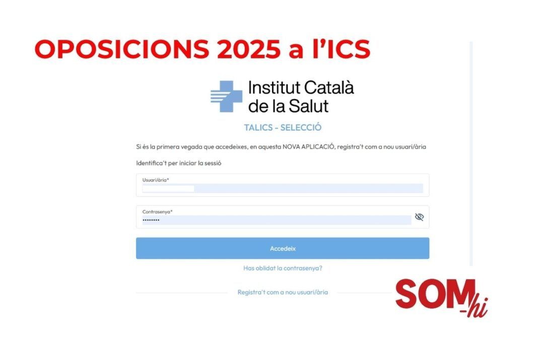 Les oposicions ICS 2025