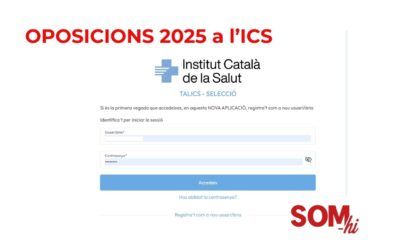 Les oposicions ICS 2025