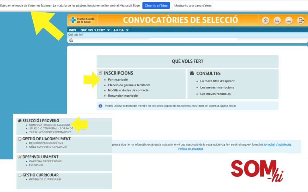 🔴 REPESCO 2022: En termini per obtenir destinació definitiva – Personal estatutari fix.