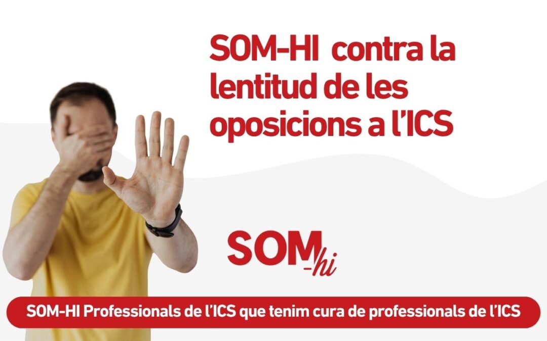 SOM-HI reclama a la Direcció de l’ICS un calendari urgent i l’acceleració de les oposicions 2025